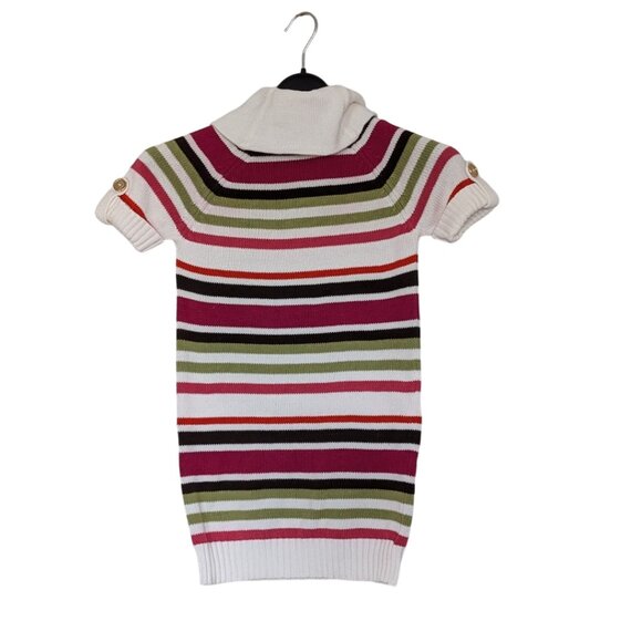 GYMBOREE Girl's 100% Cotton Turtleneck Short-Sleeve Tunic Ages 5-6 - Picture 2 of 8